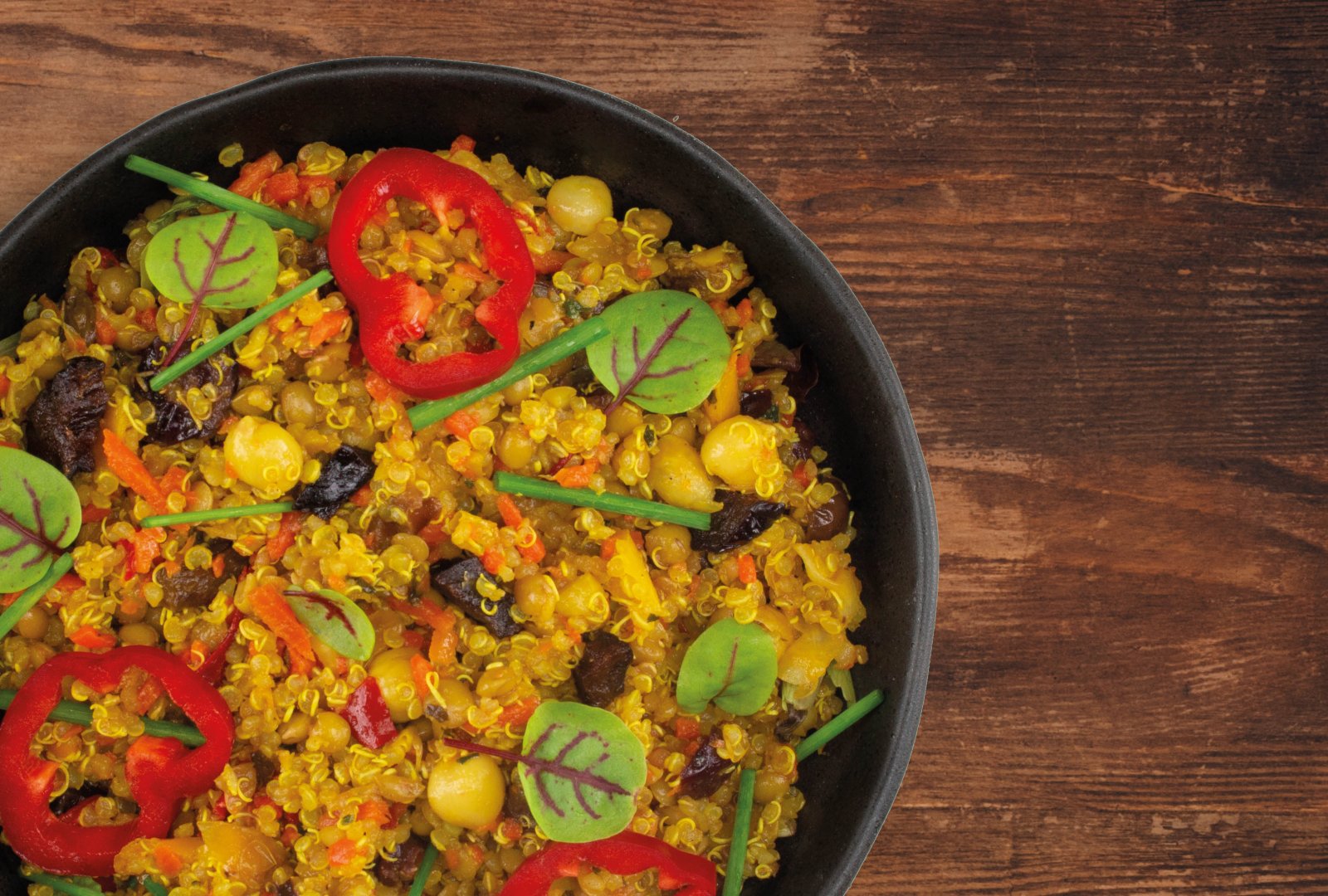 Quinoa met zoete puntpaprika